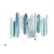 Pemberly Row Tempered Glass Art Pallet Lineup II in Multicolor Contemporary