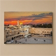 Pemberly Row Frameless Tempered Glass Jerusalem Wall Art in Multicolor