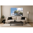 Pemberly Row Frameless Tempered Glass Wall Art - Multicolor - Aviation Theme