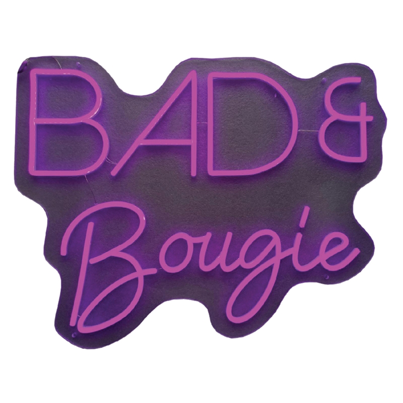 Pemberly Row Bad & Bougie Acrylic Neon Sign - 23