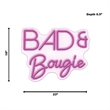 Pemberly Row Bad & Bougie Acrylic Neon Sign - 23