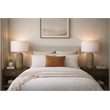 Pemberly Row Ribbed Table Lamp with Ceramic Base in Stonewash Finish