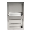 Pemberly Row Stainless Steel Toilet Paper Holder Niche in Brushed Finish