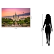 Pemberly Row Jackson Square Frameless Tempered Glass Wall Art 60