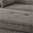 Pemberly Row 2-Piece Set of Fireplace TV Console and Convertible Sofa Sleeper