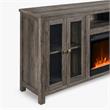 Pemberly Row Set of 2 - Fireplace TV Console and Modular Sectional Sofa