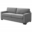 Pemberly Row Upholstered Sofa Sleeper with Queen Mattress in Grey