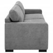 Pemberly Row Upholstered Sofa Sleeper with Queen Mattress in Grey
