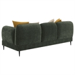 Pemberly Row 2-Piece Chenille Upholstered Sofa and Loveseat Set in Green