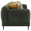 Pemberly Row 2-Piece Chenille Upholstered Sofa and Loveseat Set in Green
