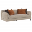 Pemberly Row 2-Piece Chenille Upholstered Sofa and Loveseat Set in Latte