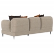 Pemberly Row 2-Piece Chenille Upholstered Sofa and Loveseat Set in Latte