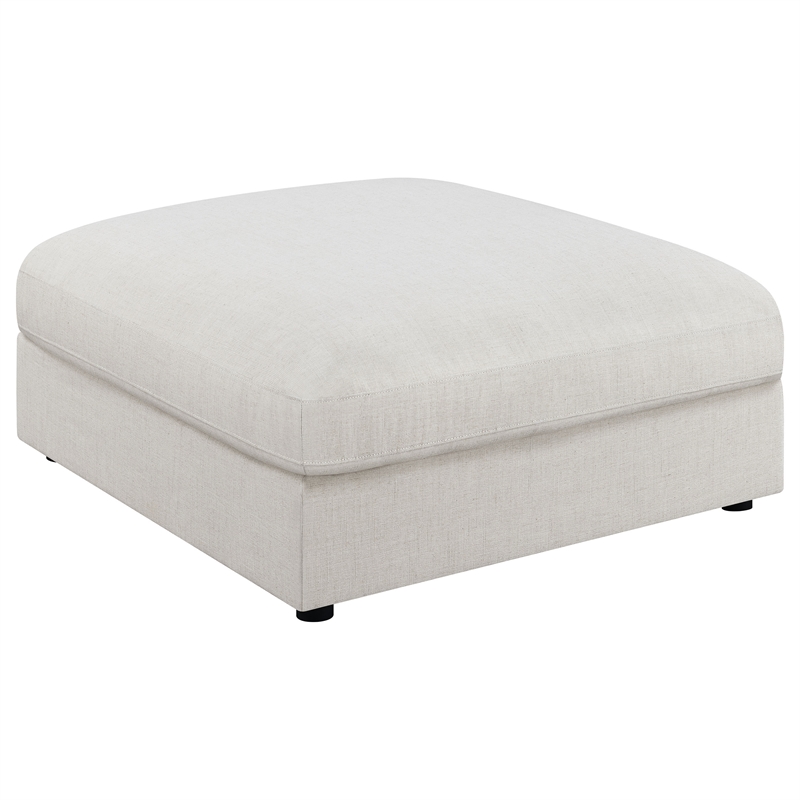 Pemberly Row 4-Piece Upholstered Modular Sectional Sofa in Beige