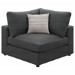 Pemberly Row 6-Piece Upholstered Modular Sectional Sofa in Charcoal