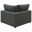 Pemberly Row 4-Piece Upholstered Modular Sectional Sofa in Charcoal