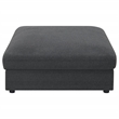 Pemberly Row 4-Piece Upholstered Modular Sectional Sofa in Charcoal