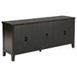 Pemberly Row 2-Door 60-Inch TV Stand Console in Distressed Java