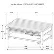 Pemberly Row 2-Piece Coffee and End Table Set in Distressed Java