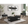 Pemberly Row 3-Piece Coffee and End Table Set in Distressed Java