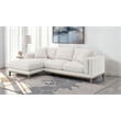 Pemberly Row Boucle Upholstered Left Side Chaise Sectional Sofa in Sand