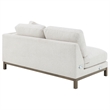 Pemberly Row Boucle Upholstered Left Side Chaise Sectional Sofa in Sand