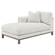 Pemberly Row Boucle Upholstered Left Side Chaise Sectional Sofa in Sand