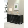 Pemberly Row 3-Drawer Sideboard Buffet Storage Cabinet in Black