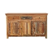 Pemberly Row 3-door Solid Reclaimed Wood Accent Cabinet in Brown