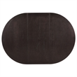 Pemberly Row Oval 60-inch Extension Leaf Dining Table in Espresso