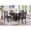 Pemberly Row Oval 60-inch Extension Leaf Dining Table in Espresso