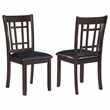 Pemberly Row 19.25'' Wood Dining Side Chair in Black/Espresso
