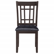 Pemberly Row 19.25'' Wood Dining Side Chair in Black/Espresso