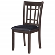 Pemberly Row 19.25'' Wood Dining Side Chair in Black/Espresso