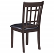 Pemberly Row 19.25'' Wood Dining Side Chair in Black/Espresso