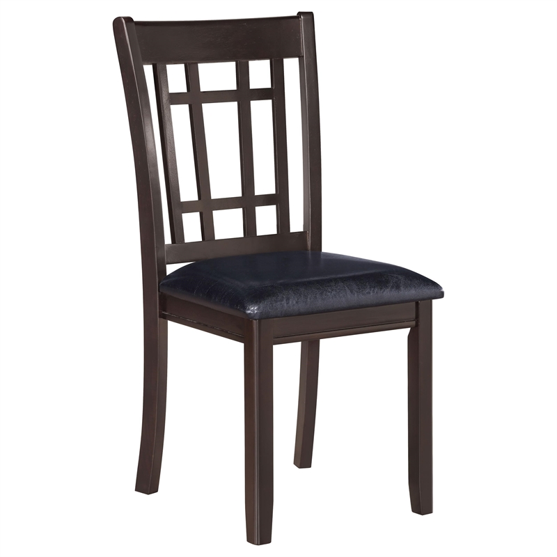 Pemberly Row 5-Piece Oval Extension Leaf Dining Set in Espresso