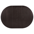 Pemberly Row 5-Piece Oval Extension Leaf Dining Set in Espresso