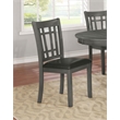 Pemberly Row 5-Piece Oval Extension Leaf Dining Set in Medium Grey