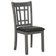 Pemberly Row 5-Piece Oval Extension Leaf Dining Set in Medium Grey