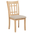 Pemberly Row 19.25'' Wood Dining Side Chair in Light Oak/Linen