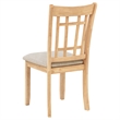 Pemberly Row 19.25'' Wood Dining Side Chair in Light Oak/Linen