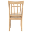 Pemberly Row 19.25'' Wood Dining Side Chair in Light Oak/Linen
