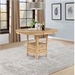 Pemberly Row Oval Wood Counter Height Dining Table in Light Oak
