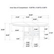 Pemberly Row Oval Extension Transitional Wood Dining Table in Light Oak