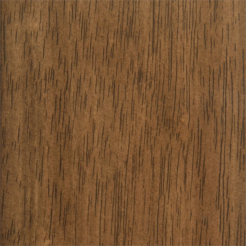 Pemberly Row 5-Piece 54-Inch Round Wood Dining Table Set in Dark Brown