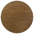 Pemberly Row 5-Piece 54-Inch Round Wood Dining Table Set in Dark Brown