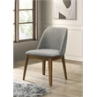 Pemberly Row 18.75-Inch Upholstered Fabric Dining Side Chair in Gray