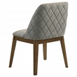 Pemberly Row 18.75-Inch Upholstered Fabric Dining Side Chair in Gray