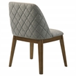 Pemberly Row 18.75-Inch Upholstered Fabric Dining Side Chair in Gray