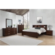 Pemberly Row 6-drawer Dresser with Beveled Mirror Set in Cappuccino