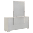 Pemberly Row 6-drawer Dresser with Beveled Mirror Set in Snow White